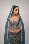 Emerald Gold Siren Gown