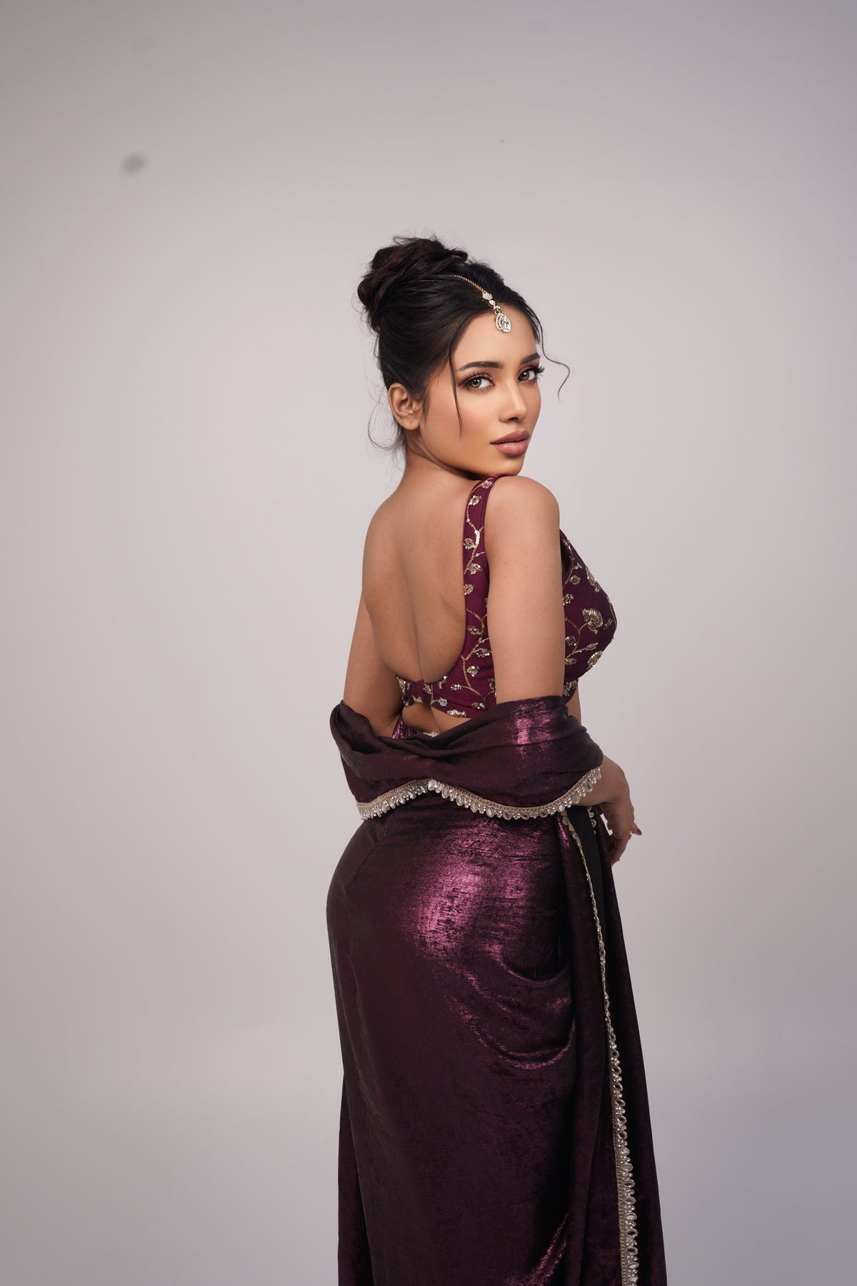 Royal Amethyst Drape Set